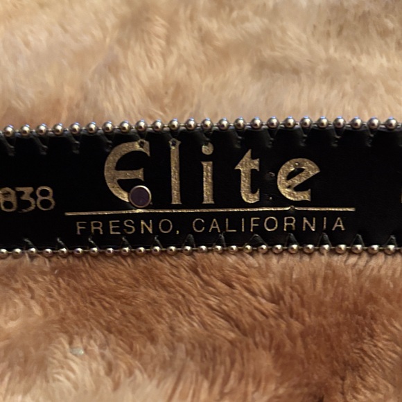 Elegant Blue Denim Studded Women's Cowgirl Belt 38” 32.5”-35” can wear - Picture 2 of 10